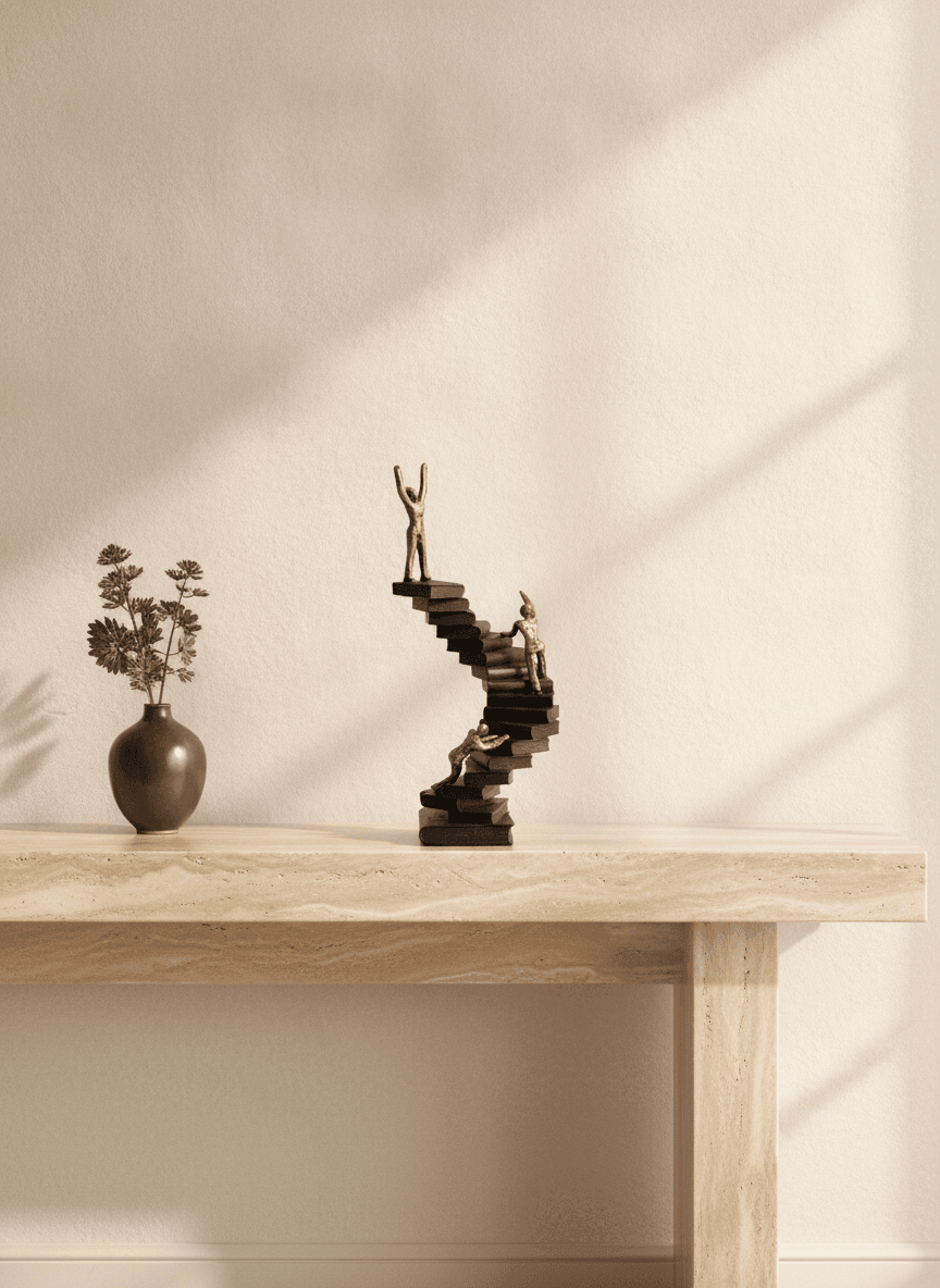 Literary Ascent Sculpture