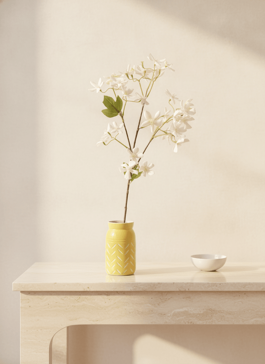 Everlasting blooms, mosaic vessels.